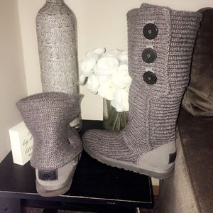 UGG boot - knit gray